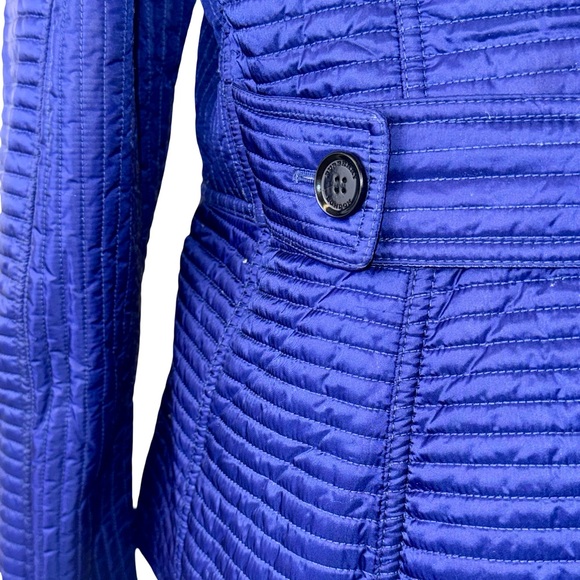 BURBERRY LINDON QUILTED PUFFER JACKET IN ROYAL BLUE - Picture 5 of 12